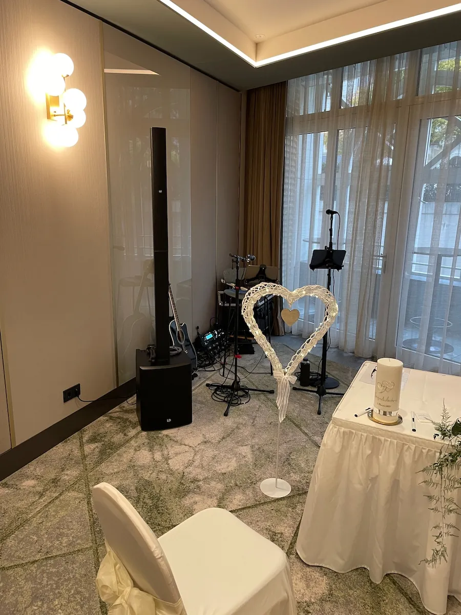 Auch im Marriott finden wir Platz